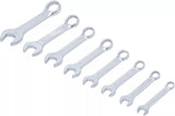 U-ringnyckel-sats | extra kort | Tumsstorlekar | 3/8" - 7/8" | 8 delar. BGS 32140