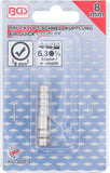 Tryckluft-Sticknippel med 8 mm Slanganslutning. BGS 3222-2