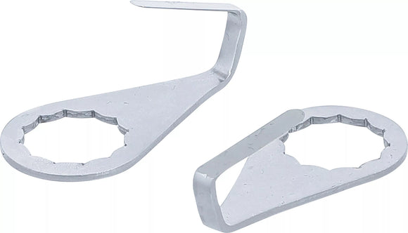 Täljkniv, halvrund | för BGS 3218, 9291 | 2 x 24 mm | 2 delar. BGS 3257