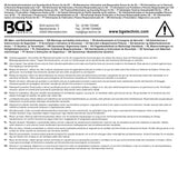 Tryckluft-multiverktyg med 3 utbytbara arbetshuvuden. BGS 3262