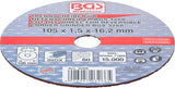Kapskiva för BGS Djupslip | Ø 105 x 1,5 x 16,2 mm. BGS 3266