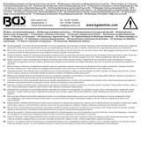 Kardborrondell för BGS 3291 | Ø 75 mm. BGS 3291-70