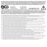 Skumplastinlägg för BGS 3312: Hylsnyckelsats | 6,3 mm (1/4") / 12,5 mm (1/2") | Tumsstorlekar | 78 delar. BGS 3345