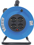 Kabeltrumma | 25 m | 3 x 1,5 mm² | 4 uttag | IP 20 | 3000 W. BGS 3361