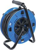 Kabeltrumma | 25 m | 3 x 1,5 mm² | 4 uttag med lock | IP 44 | 3500 W. BGS 3375