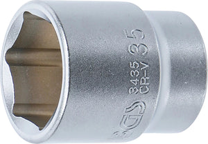 Hylsa Sexkant | 20 mm (3/4") | 35 mm. BGS 3435