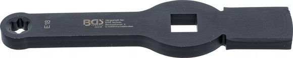 Slag-ringnyckel | E-profil (för Torx) | med 2 slagytor | E18. BGS 35318