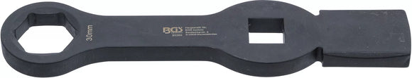 Slag-Ringnyckel | Sexkant | med 2 slagytor | 30 mm. BGS 35360