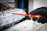 VDE-Elektriker-Skruvmejsel-sats | Spår/krysspår | 5 delar. BGS Diy 35815