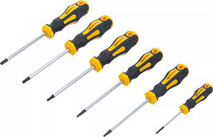 Skruvmejsel-sats | T-Profil (för Torx) T10 - T30 | 6 delar. BGS Diy 35826