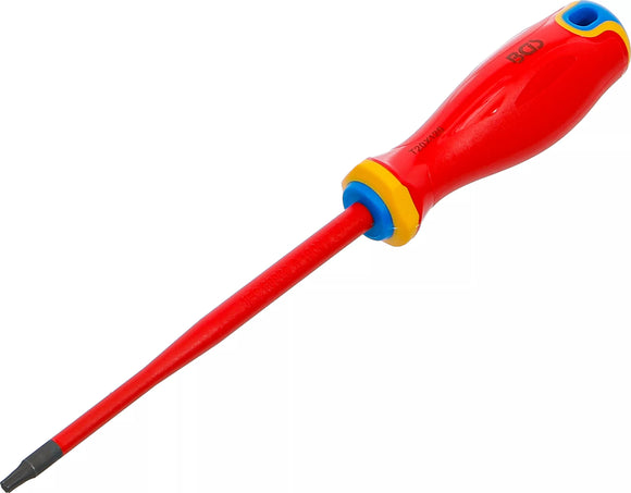 VDE-Skruvmejsel | Extra tunn spets | T-Profil (för Torx) T20. BGS 35865