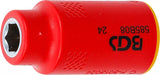 VDE-hylsa sexkant | (3/8") | 8 mm. BGS 35870