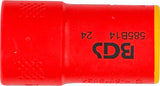 VDE-hylsa sexkant | 10 mm (3/8") | 14 mm. BGS 35874