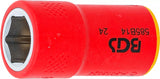 VDE-hylsa sexkant | 10 mm (3/8") | 14 mm. BGS 35874