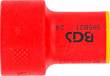 VDE-hylsa sexkant | 10 mm (3/8") | 21 mm. BGS 35880