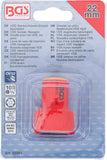 VDE-hylsa sexkant | 10 mm (3/8") | 22 mm. BGS 35881