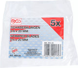 Reserv-Skrapblad för BGS 364 | 0,6 x 20 mm | 5 delar. BGS 364-20