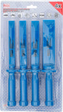 Plast-Skrapa-sats | 19 - 22 - 25 - 38 mm bred | 4 delar. BGS 366
