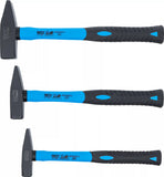 Plåtslagarhammare-sats | Glasfiberskaft | DIN 1041 | 300 / 500 / 800 g | 3 delar. BGS 3845