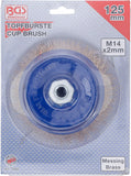 Rondellborste | Fäste M14 x 2,0 | Ø 125 x 75 mm. BGS 3988