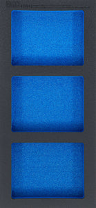 Verkstadsvagninlägg 1/3, tom: 3 Förvarignsfack | 408 x 189 x 32 mm. BGS 4091