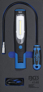 Verkstadsvagninlägg 1/3: Handlampa och Magnetlampa | 3 delar. BGS 4146