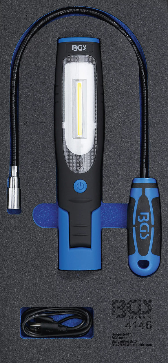 Verkstadsvagninlägg 1/3: Handlampa och Magnetlampa | 3 delar. BGS 4146