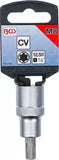 Bit-Insats | 12,5 mm (1/2") | Kil-profil (för RIBE) M8. BGS 4153