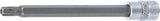 Bit-Insats | Längd 100 mm | 6,3 mm (1/4") | T-Profil (för Torx) med borrning T30. BGS 4203