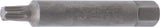 Bit | Längd 75 mm | Yttre sexkant 10 mm (3/8") | T-Profil (för Torx) T40. BGS 4246-T40