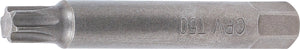 Bit | Längd 75 mm | Yttre sexkant 10 mm (3/8") | T-Profil (för Torx) T50. BGS 4246-T50