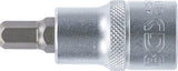 Bit-Insats | 12,5 mm (1/2") | Inre sexkant 8 mm. BGS 4254