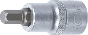 Bit-Insats | 12,5 mm (1/2") | Inre sexkant 8 mm. BGS 4254