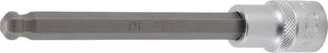 Bit-Insats | Längd 140 mm | 12,5 mm (1/2") | Inre sexkant med kulhuvud 10 mm. BGS 4258-10