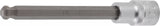 Bit-Insats | Längd 140 mm | 12,5 mm (1/2") | Inre sexkant med kulhuvud 10 mm. BGS 4258-10