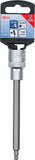 Bit-Insats | Längd 140 mm | 12,5 mm (1/2") | Inre sexkant med kulhuvud 5 mm. BGS 4258-5