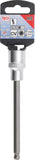 Bit-Insats | Längd 140 mm | 12,5 mm (1/2") | Inre sexkant med kulhuvud 8 mm. BGS 4258-8