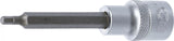 Bit-Insats | Längd 100 mm | 12,5 mm (1/2") | Inre sexkant 4 mm. BGS 4259