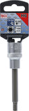Bit-Insats | Längd 100 mm | 12,5 mm (1/2") | Inre sexkant 6 mm. BGS 4261