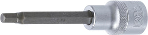 Bit-Insats | Längd 100 mm | 12,5 mm (1/2") | Inre sexkant 6 mm. BGS 4261