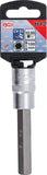 Bit-Insats | Längd 100 mm | 12,5 mm (1/2") | Inre sexkant 12 mm. BGS 4265