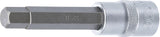 Bit-Insats | Längd 100 mm | 12,5 mm (1/2") | Inre sexkant 11 mm. BGS 4266
