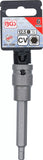 Kraft-Bit-Insats | Längd 100 mm | 12,5 mm (1/2") | Inre sexkant 6 mm. BGS 4286