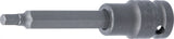 Kraft-Bit-Insats | Längd 100 mm | 12,5 mm (1/2") | Inre sexkant 6 mm. BGS 4286