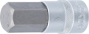 Bit-Insats | Längd 70 mm | 12,5 mm (1/2") | Inre sexkant 22 mm. BGS 4295