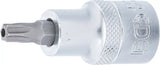 Bit-Insats | 12,5 mm (1/2") | T-Profil (för Torx) med borning T40. BGS 4326