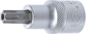 Bit-Insats | 12,5 mm (1/2") | T-Profil (för Torx) med borning T50. BGS 4328
