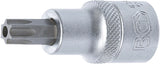 Bit-Insats | 12,5 mm (1/2") | T-Profil (för Torx) med borning T50. BGS 4328