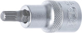 Bit-Insats | 12,5 mm (1/2") | Inre mångtandad (för XZN) M8. BGS 4352