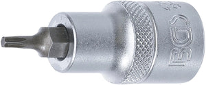 Bit-Insats | 12,5 mm (1/2") | T-Profil (för Torx) T15. BGS 4368